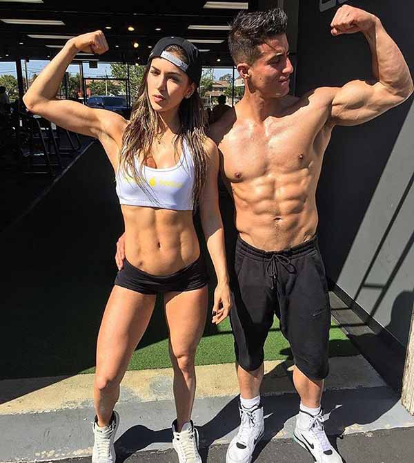 anllela sagra and her boyfriend