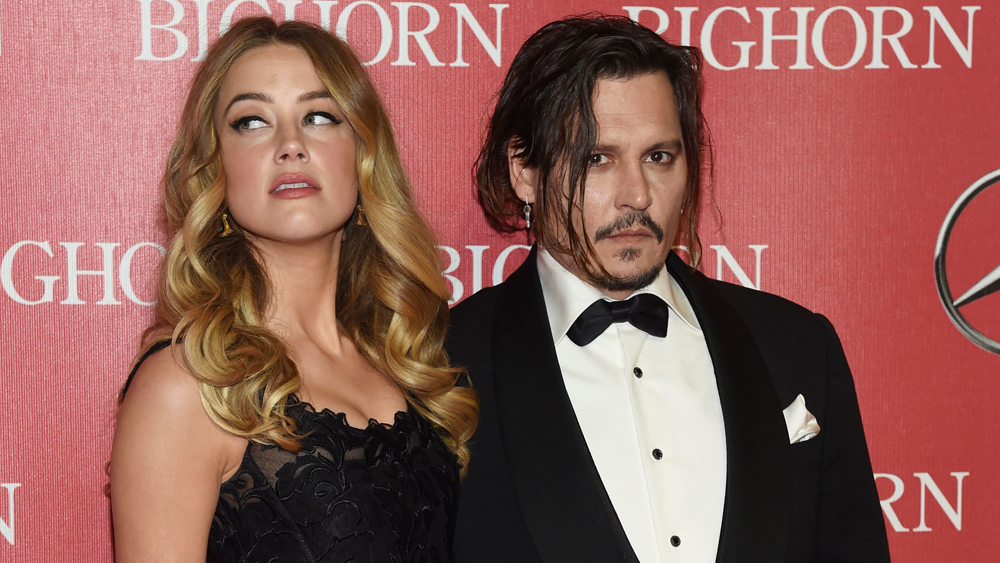 Johnny Depp with Amber Heard