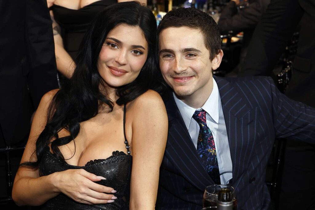 kylie jenner and timothee chalamet photos