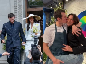 Dua Lipa Callum Turner Wedding: She Wore Schiaparelli in London 12 dua lipa callum turner marriage