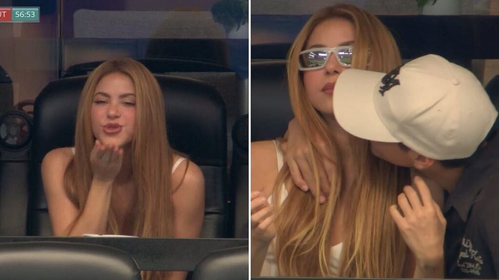 Shakira Kiss Cam Argentina match crowd