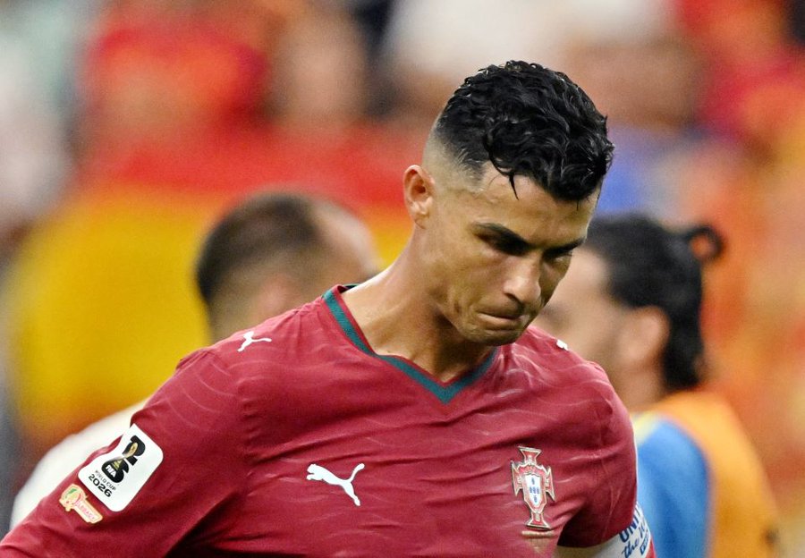 Portugal vs Spain 2026: Spain Ends Ronaldo's World Cup Dream 13 Cristiano Ronaldo waving farewell to Portugal supporters in 2026