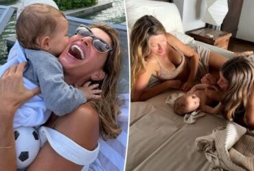 gisele bundchen son tahiti feat