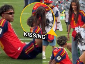 Lamine Yamal Girlfriend Ines Garcia Celebrates Spain's World Cup Win 10 lamine yamal girlfriend worldcup feat