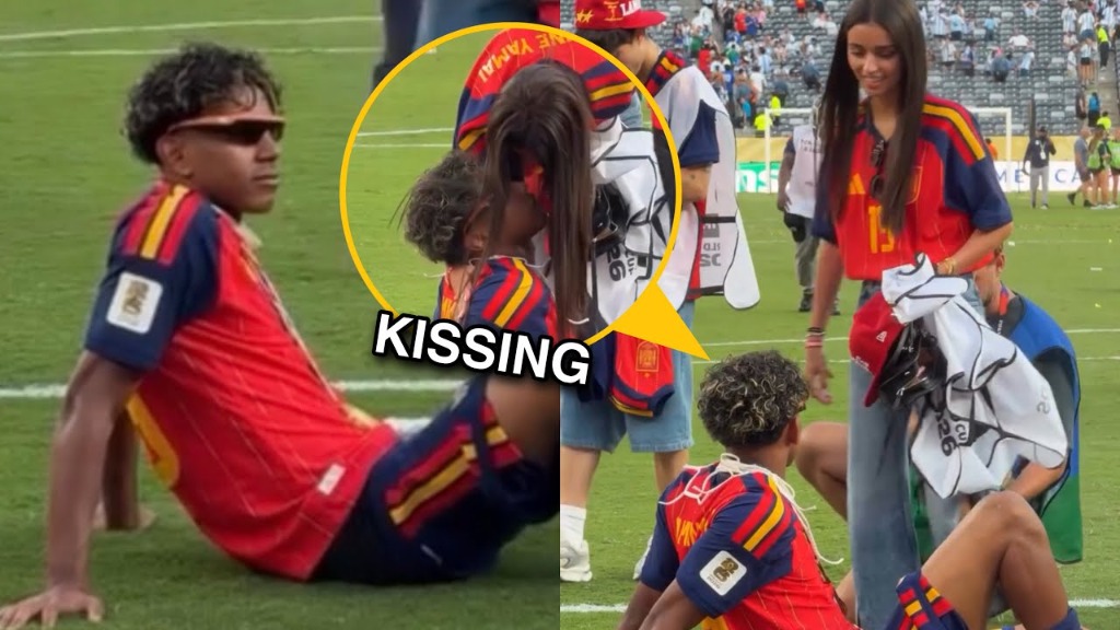 Lamine Yamal Girlfriend Ines Garcia Celebrates Spain's World Cup Win 12 lamine yamal girlfriend worldcup feat