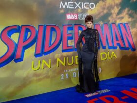 zendaya black dress spiderman feat