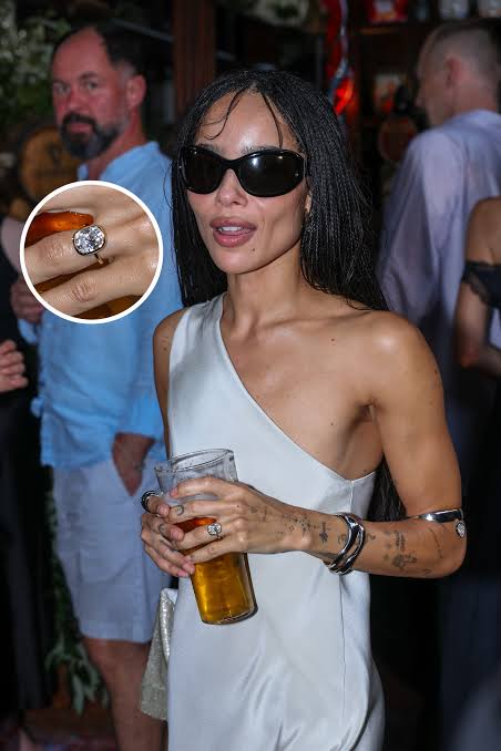 Zoë Kravitz Bezel Diamond Ring Has Everyone Talking 12 zoe kravitz ring inline 1
