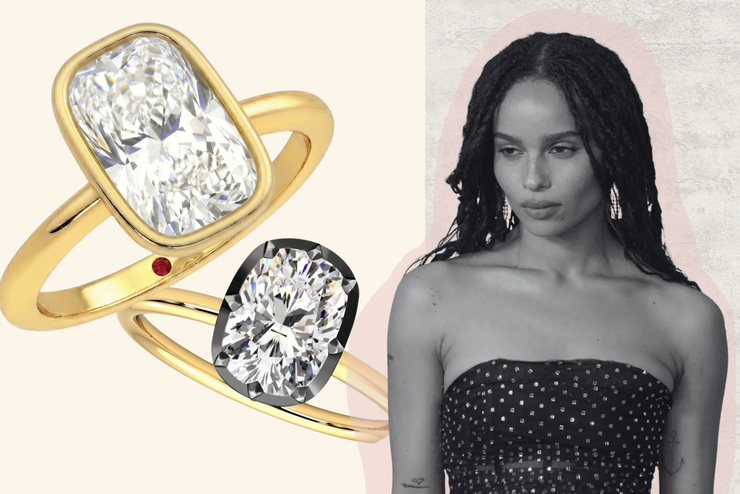 Zoë Kravitz Bezel Diamond Ring Has Everyone Talking 14 zoe kravitz ring inline 3
