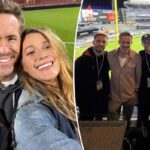 Blake Lively and Ryan Reynolds at NYC soccer match with family 2026