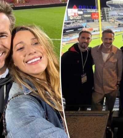 Blake Lively and Ryan Reynolds at NYC soccer match with family 2026