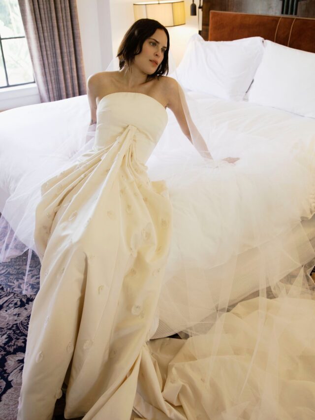 Tallulah Willis Stuns in Custom Balenciaga Wedding Dress Fitting