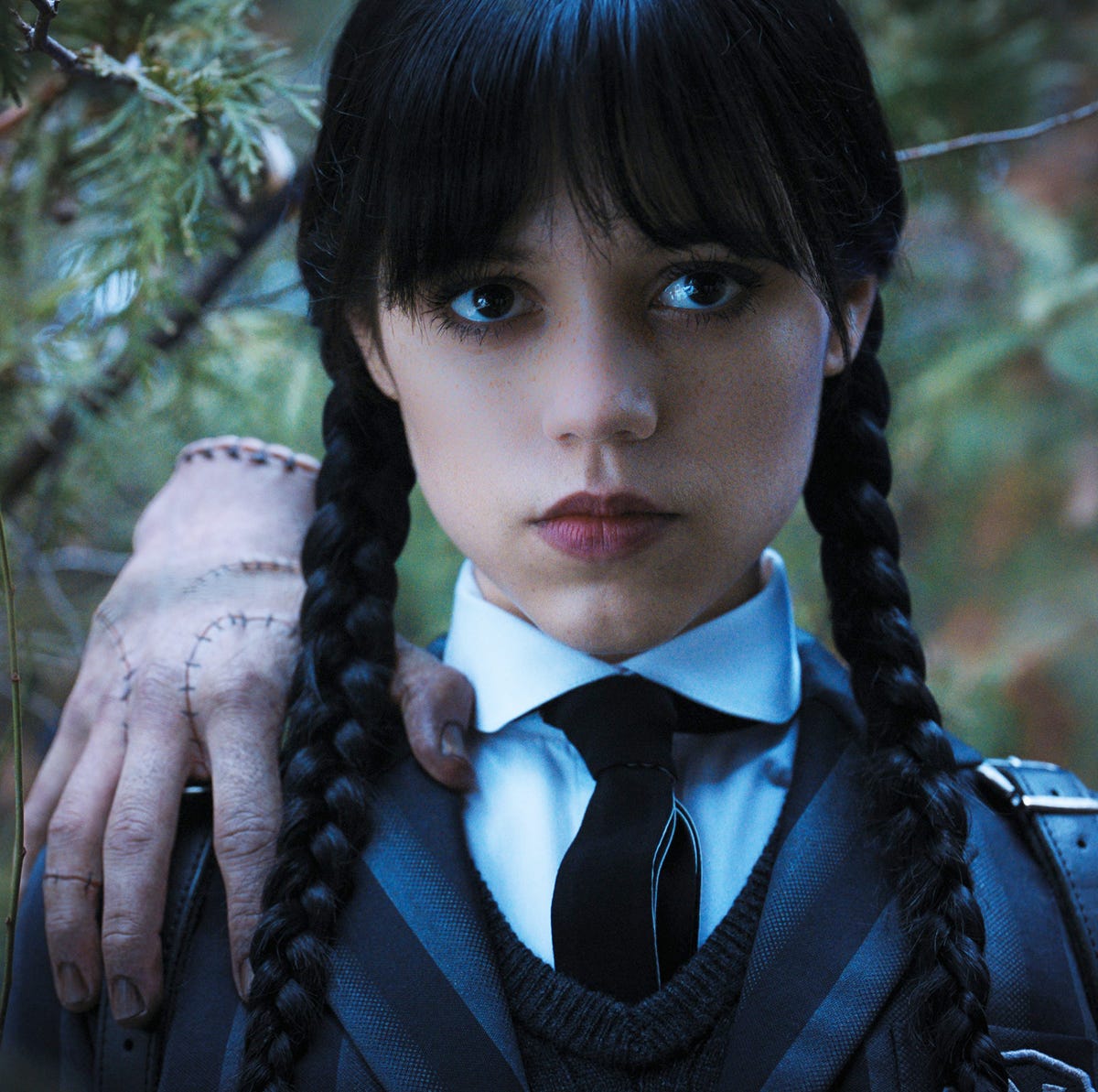 Jenna Ortega as Wednesday Addams in the Netflix series Wednesday