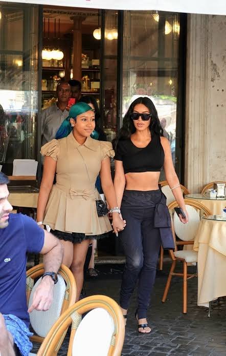 Kim Kardashian North West Dazed Magazine: Inside the Blue Hair, Piercings and Music Career Moment 16 Kim Kardashian and daughter North West together at public event 2026 mother daughter bond as North launches music career