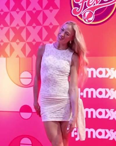 Sophie Cunningham Athleisure Look for Fever Dream Trilogy Game Sets Social Media Ablaze 13 Sophie Cunningham Indiana Fever WNBA player in game action on court during 2026 season